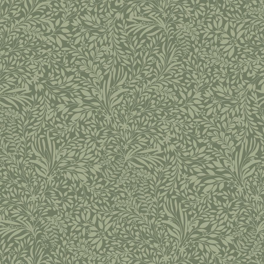 Purchase 4201-20129 A-Street Wallpaper, Kristina Evergreen Botanical - Savanna