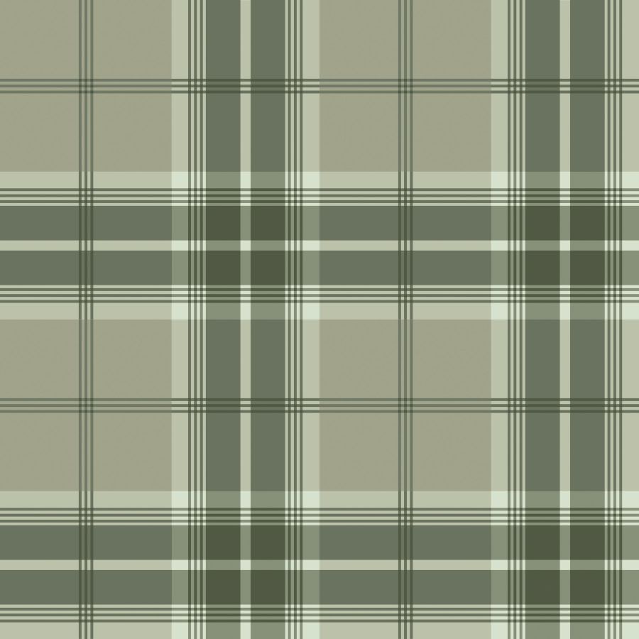 Purchase 4201-20131 A-Street Wallpaper, Emma Evergreen Plaid - Savanna