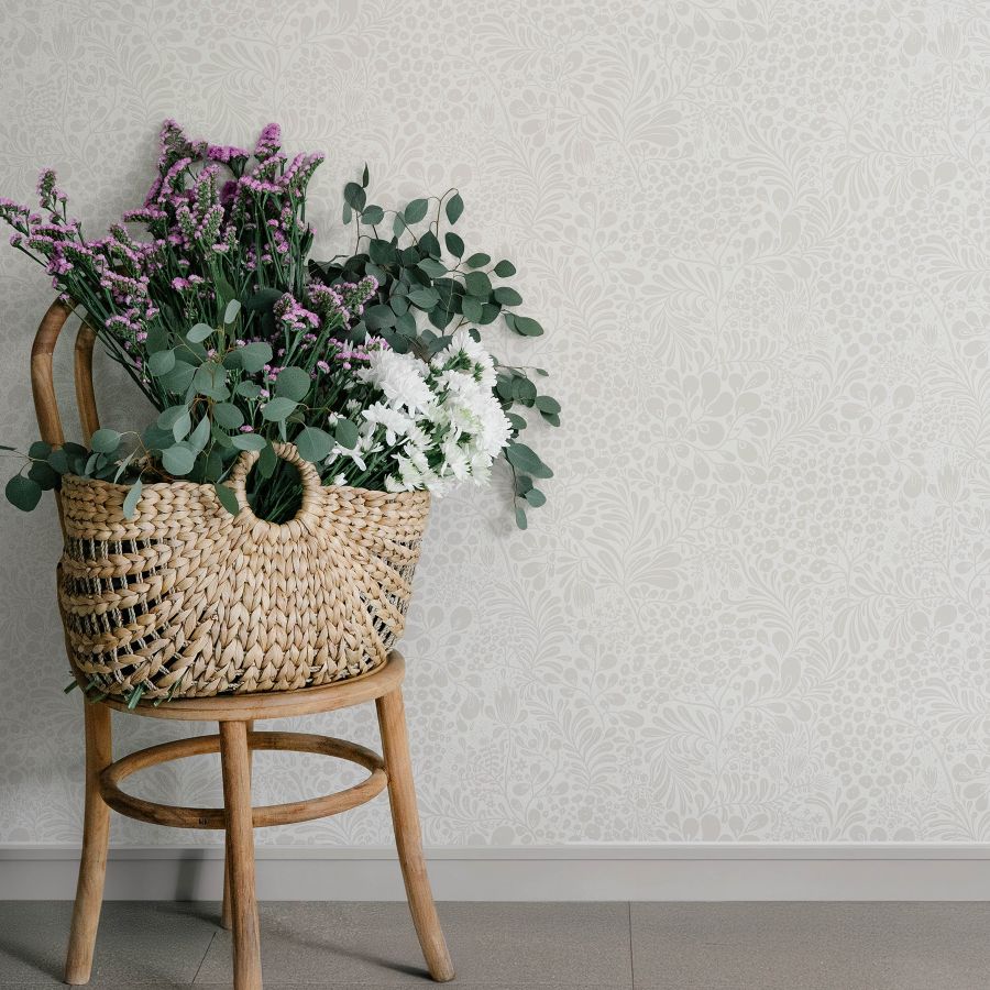 Purchase 4201-48001 A-Street Wallpaper, Siv Dove Botanical - Savanna12