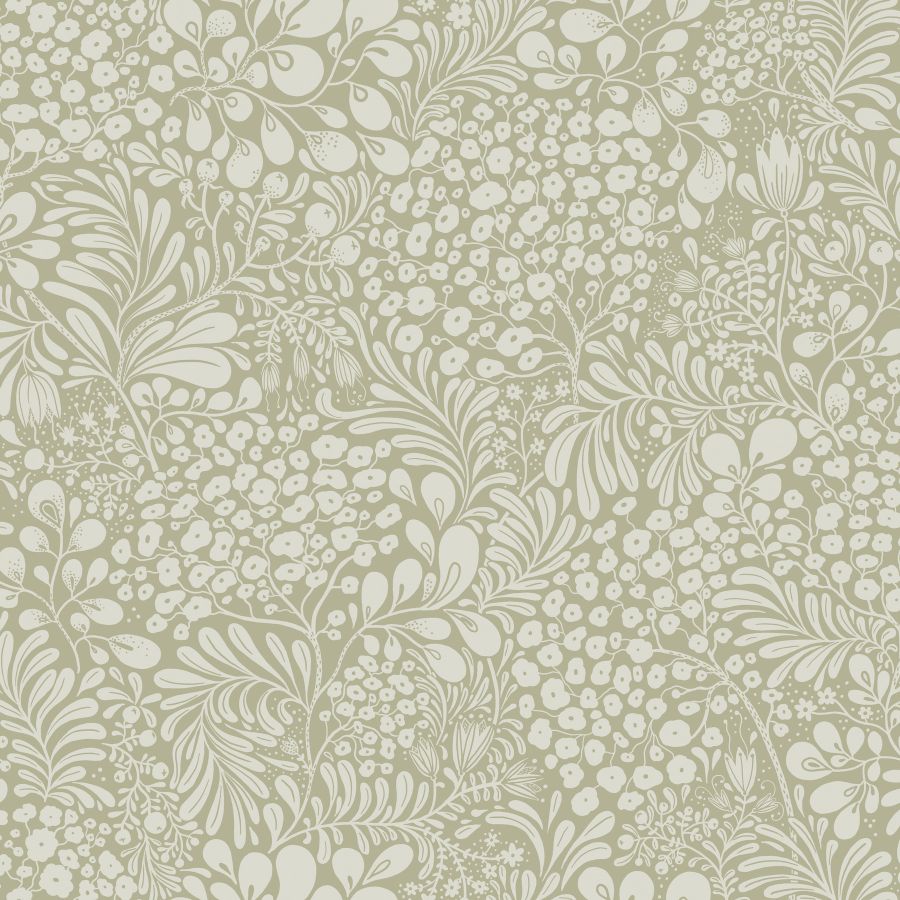 Purchase 4201-48003 A-Street Wallpaper, Siv Sage Botanical - Savanna