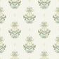 Purchase 4201-48005 A-Street Wallpaper, Gullvie White Pansies - Savanna