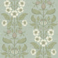 Purchase 4201-48011 A-Street Wallpaper, Rosa Sky Blue Floral Columns - Savanna
