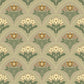 Purchase 4201-48017 A-Street Wallpaper, Maj Taupe Floral Damask - Savanna
