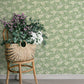 Purchase 4201-48021 A-Street Wallpaper, Maggan Jade Floral Trail - Savanna12