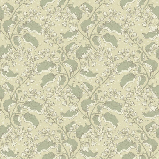 Purchase 4201-48025 A-Street Wallpaper, Syren Light Green Dainty Floral - Savanna