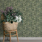 Purchase 4201-48026 A-Street Wallpaper, Syren Evergreen Dainty Floral - Savanna12