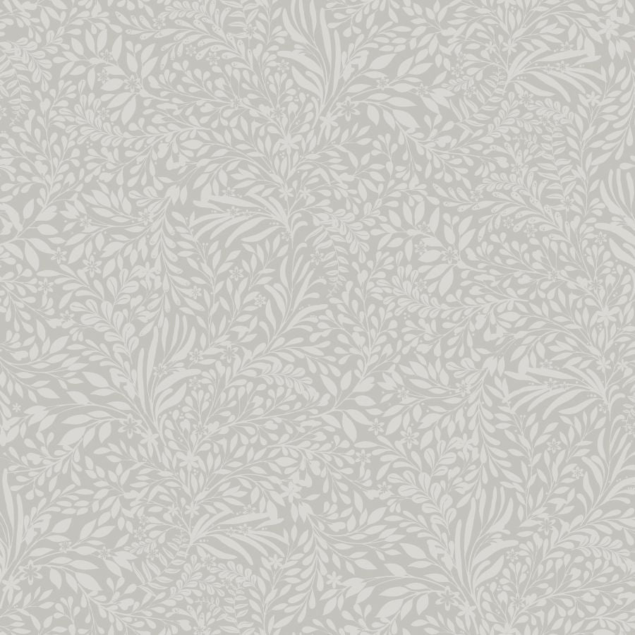 Purchase 4201-92116 A-Street Wallpaper, Kristina Light Grey Botanical - Savanna