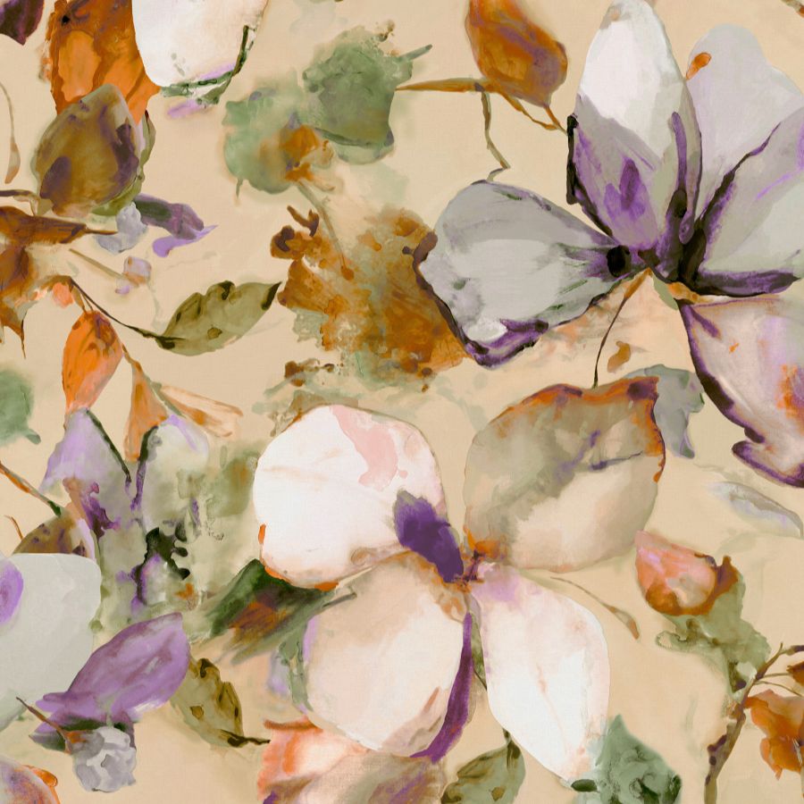 Purchase 4202-367546M A-Street Wallpaper, Florian Lavender Wall Mural - Springhill