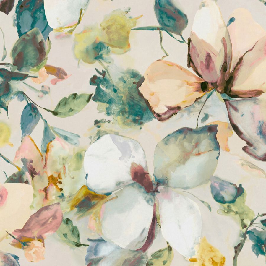 Purchase 4202-367553M A-Street Wallpaper, Florian Teal Wall Mural - Springhill