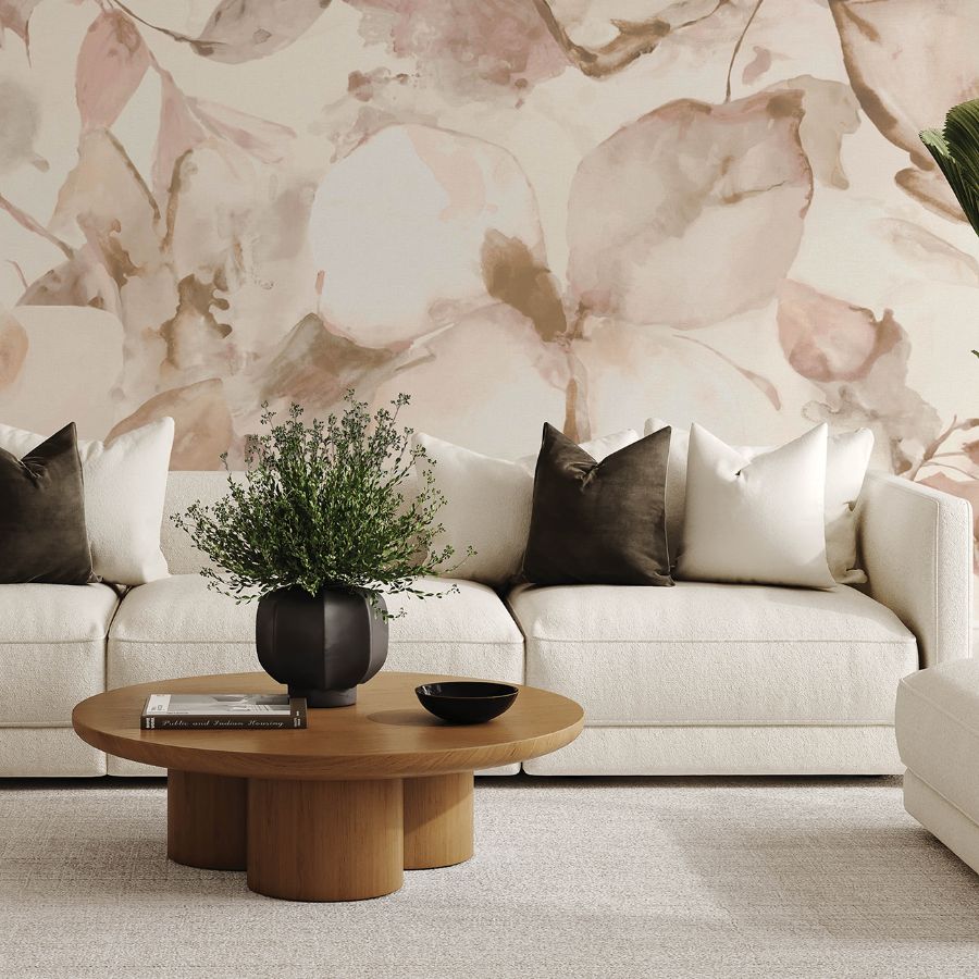 Purchase 4202-367560M A-Street Wallpaper, Florian Cream Wall Mural - Springhill1