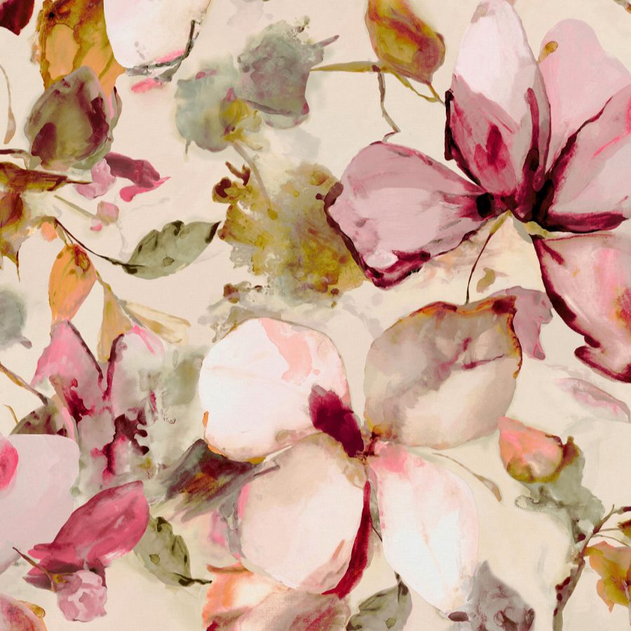 Purchase 4202-367577M A-Street Wallpaper, Florian Pink Wall Mural - Springhill