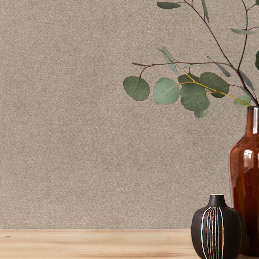 Purchase 4202-408164 A-Street Wallpaper, Cullen Light Brown Faux Linen - Springhill1