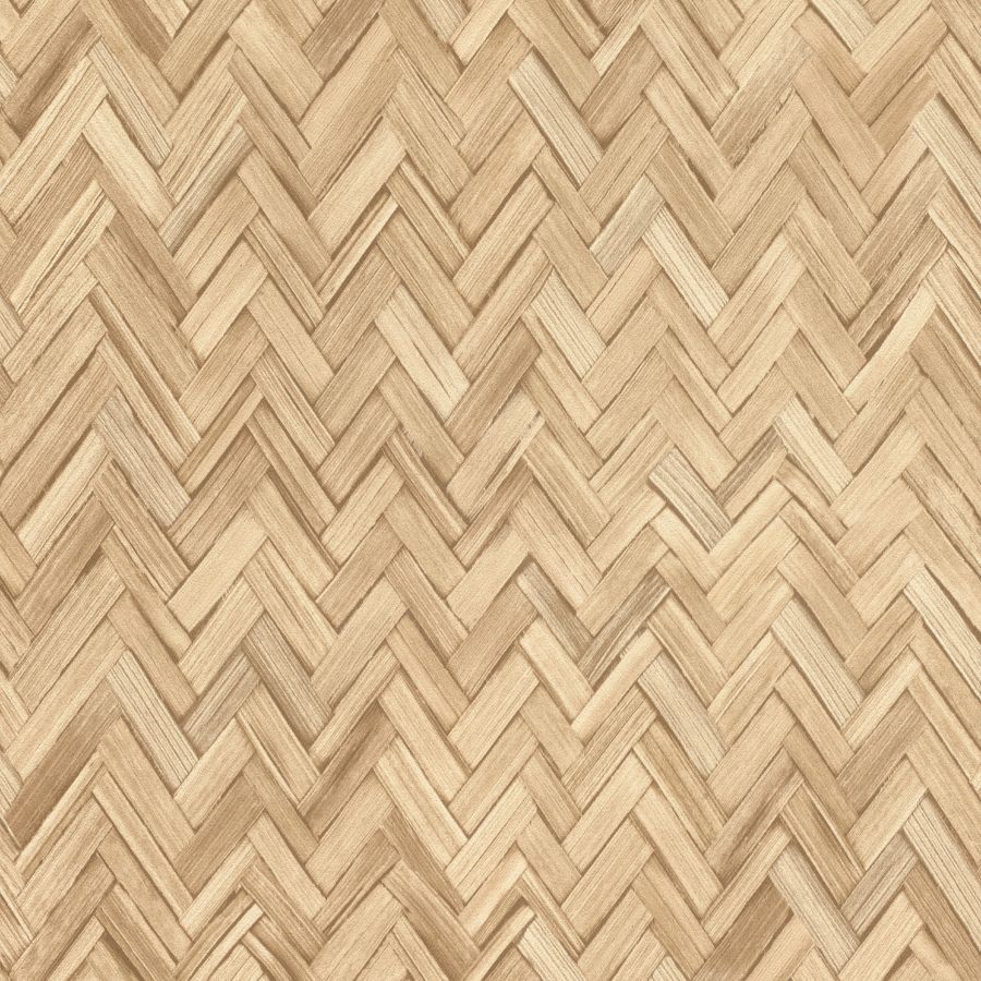 Purchase 4202-410334 A-Street Wallpaper, Ellery Wheat Herringbone - Springhill