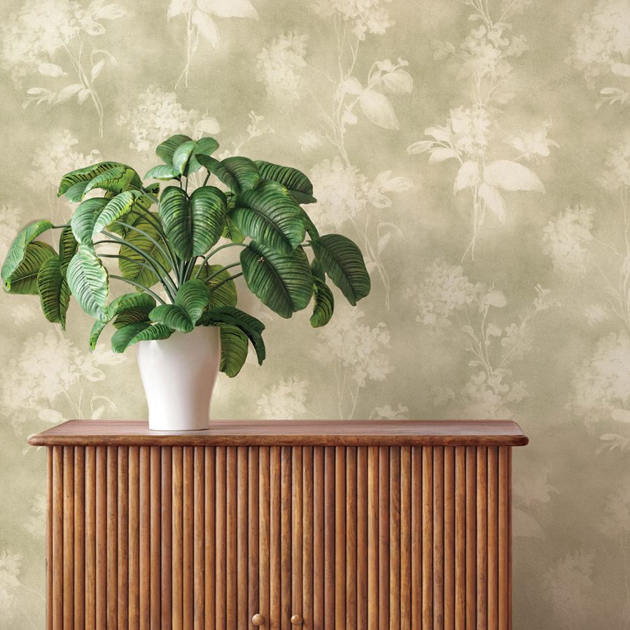 Purchase 4202-481402 A-Street Wallpaper, Izara Light Green Botanical - Springhill12