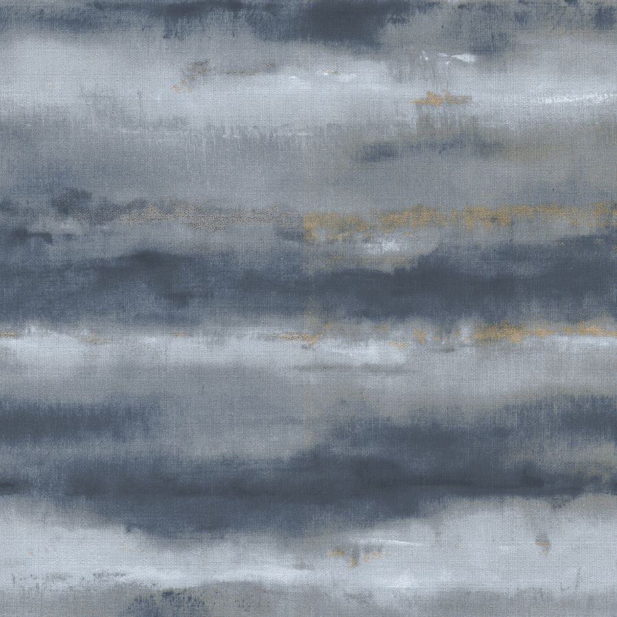 Purchase 4202-481662 A-Street Wallpaper, Ayla Indigo Abstract Stripe - Springhill