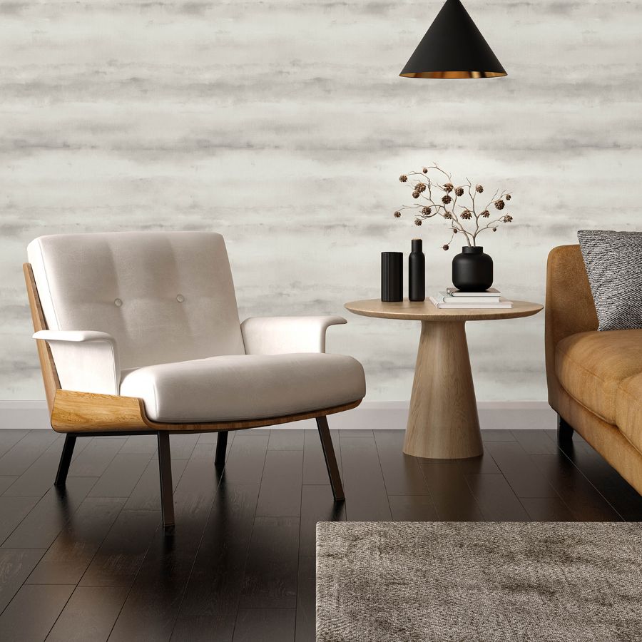 Purchase 4202-481686 A-Street Wallpaper, Ayla Grey Abstract Stripe - Springhill1