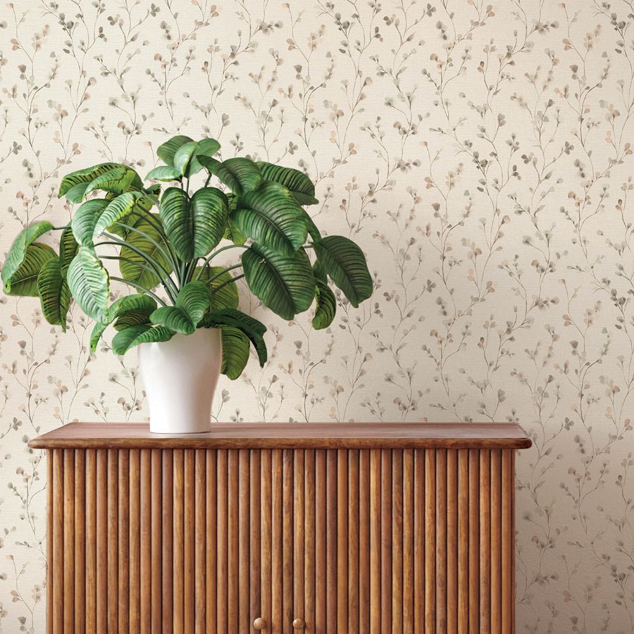 Purchase 4202-486131 A-Street Wallpaper, Romy Neutral Springtime Trail - Springhill12