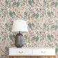 Purchase 4202-538212 A-Street Wallpaper, Kalina Teal Floral Fruits - Springhill12