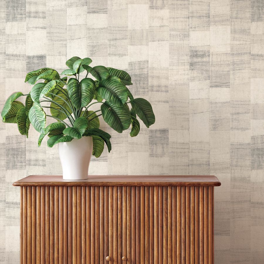 Purchase 4202-570946 A-Street Wallpaper, Ivo Grey Block Stripe - Springhill12