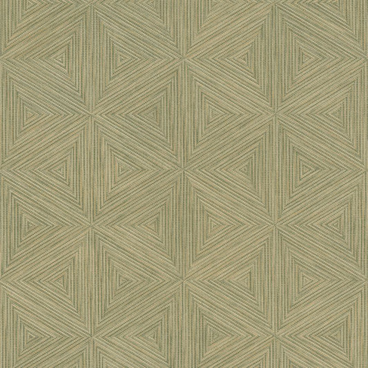 Purchase 4202-571288 A-Street Wallpaper, Anara Green Geo Faux Grasscloth - Springhill