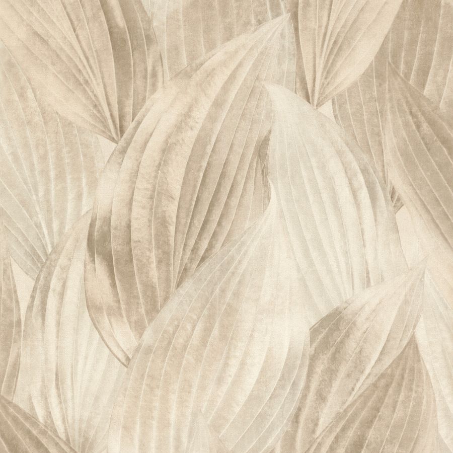 Purchase 4202-571554 A-Street Wallpaper, Melora Beige Leaf - Springhill