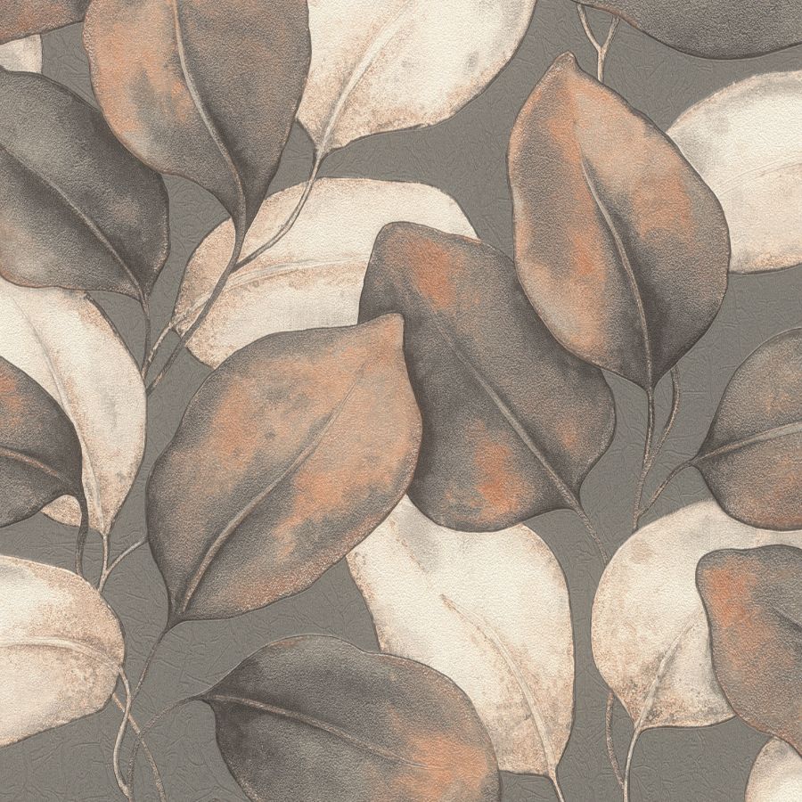 Purchase 4202-659887 A-Street Wallpaper, Evanthe Charcoal Vine - Springhill
