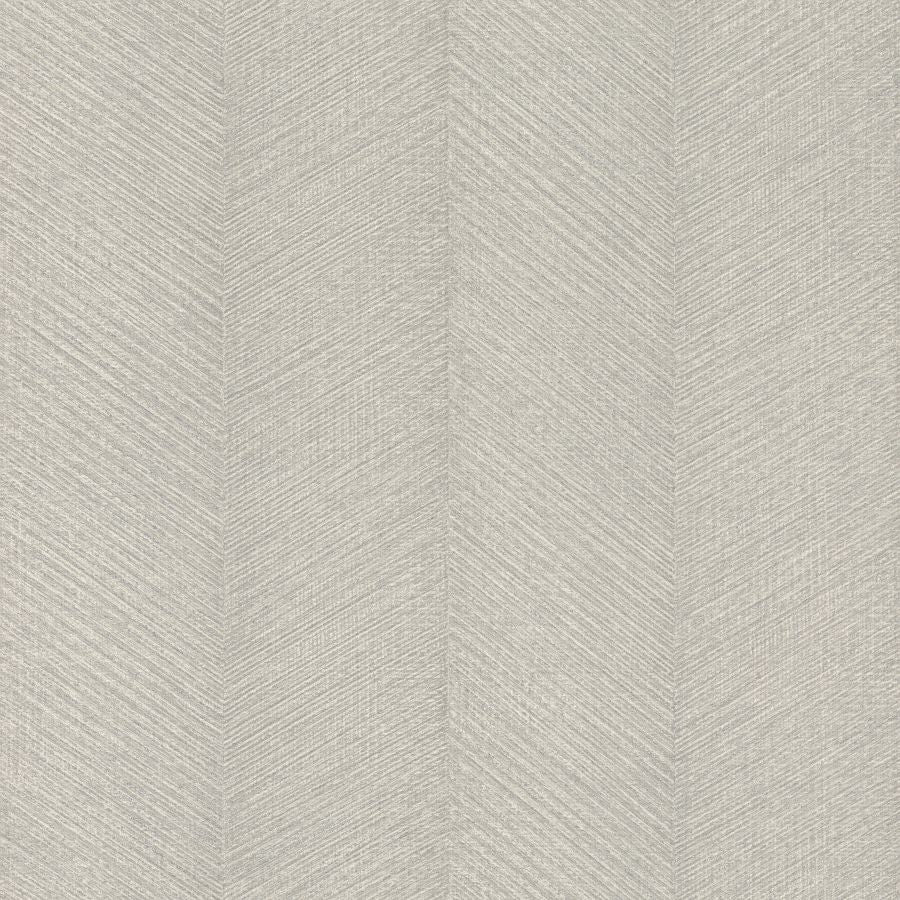 Purchase 4202-720358 A-Street Wallpaper, Ione Grey Textured Chevron - Springhill
