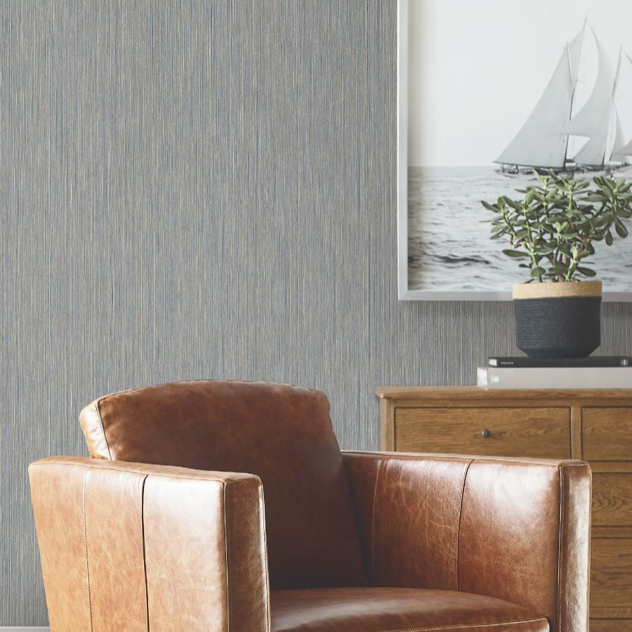Purchase 4211-83501 | Private Reserve, Atticus Navy String - Ronald Redding Wallpaper