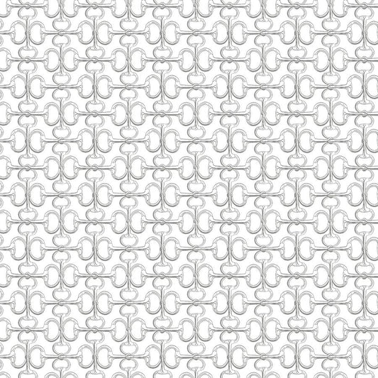 Purchase 4211-83507 | Private Reserve, Polo White Horse Bits - Ronald Redding Wallpaper