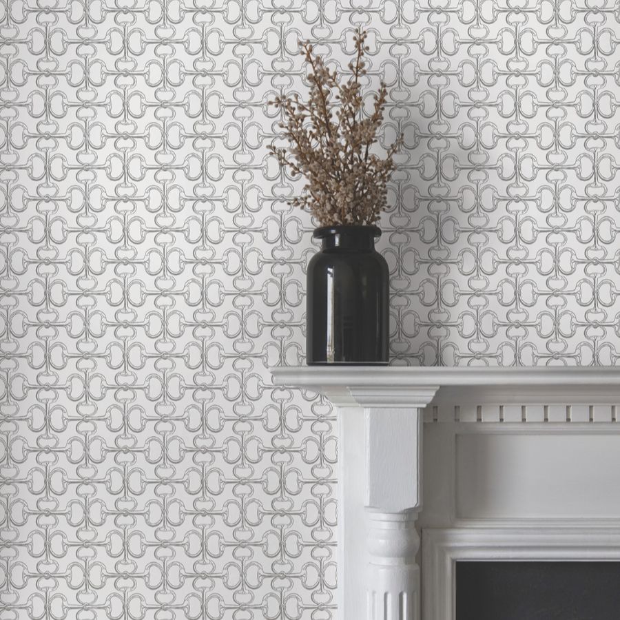 Purchase 4211-83507 | Private Reserve, Polo White Horse Bits - Ronald Redding Wallpaper