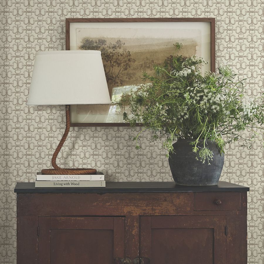 Purchase 4211-83508 | Private Reserve, Polo Beige Horse Bits - Ronald Redding Wallpaper