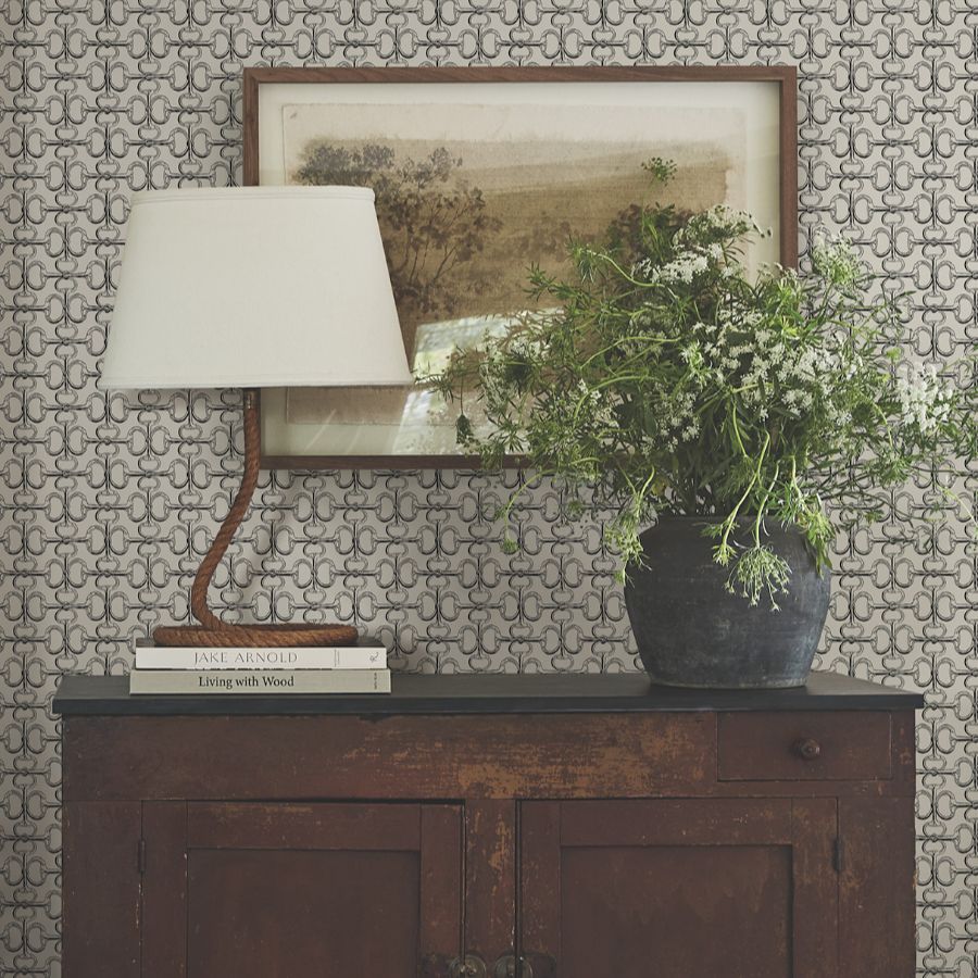Purchase 4211-83509 | Private Reserve, Polo Taupe Horse Bits - Ronald Redding Wallpaper