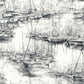 Purchase 4211-83513 | Private Reserve, Yacht Club Charcoal Scenic - Ronald Redding Wallpaper
