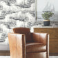 Purchase 4211-83513 | Private Reserve, Yacht Club Charcoal Scenic - Ronald Redding Wallpaper