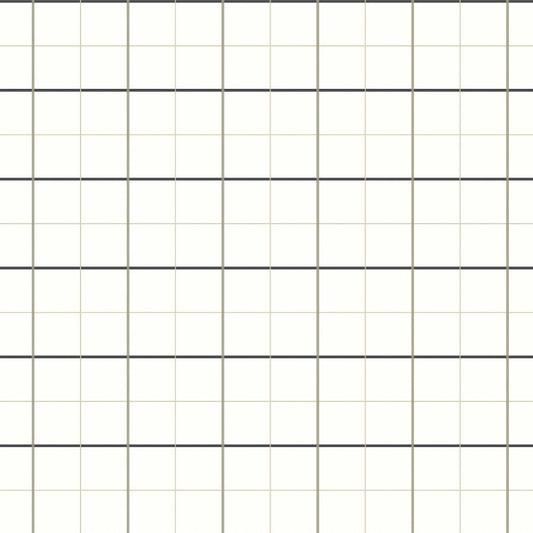 Purchase 4211-83519 | Private Reserve, Tattersall White Plaid - Ronald Redding Wallpaper
