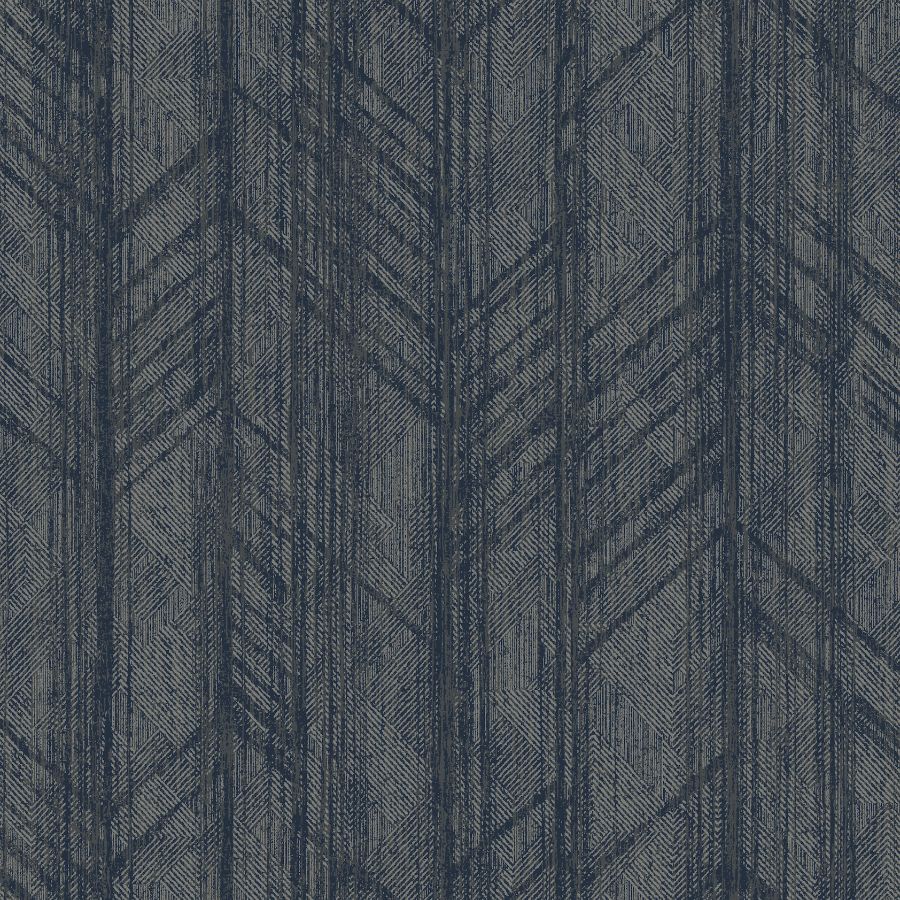 Purchase 4211-83523 | Private Reserve, Winthrop Navy Geometric - Ronald Redding Wallpaper