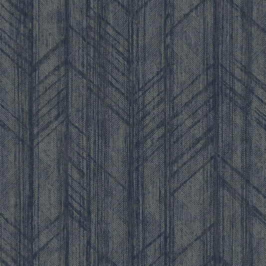 Purchase 4211-83523 | Private Reserve, Winthrop Navy Geometric - Ronald Redding Wallpaper