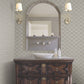 Purchase 4211-83545 | Private Reserve, Radcliffe Grey Diamond Motif - Ronald Redding Wallpaper