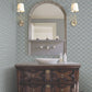 Purchase 4211-83546 | Private Reserve, Radcliffe Blue Diamond Motif - Ronald Redding Wallpaper