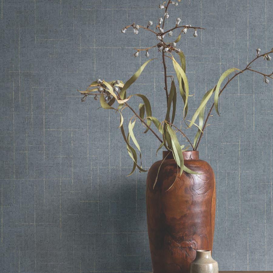 Purchase 4211-83548 | Private Reserve, Saratoga Blue - Ronald Redding Wallpaper