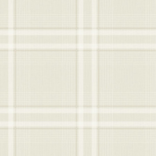 Purchase 4211-83568 | Private Reserve, Country Club Plaid Dove - Ronald Redding Wallpaper