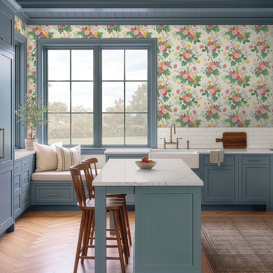 Purchase 4212-84360 | Rifle Paper Co. Fourth Edition, Dahlia - York Wallpaper