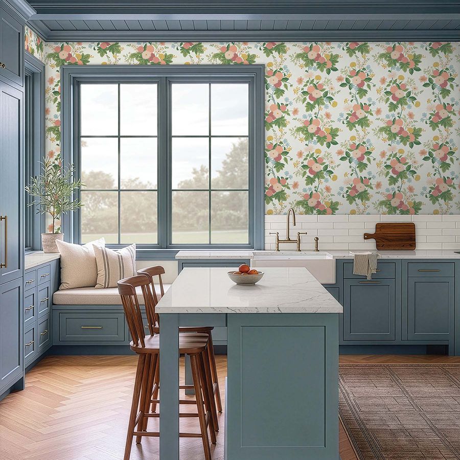 Purchase 4212-84361 | Rifle Paper Co. Fourth Edition, Dahlia - York Wallpaper