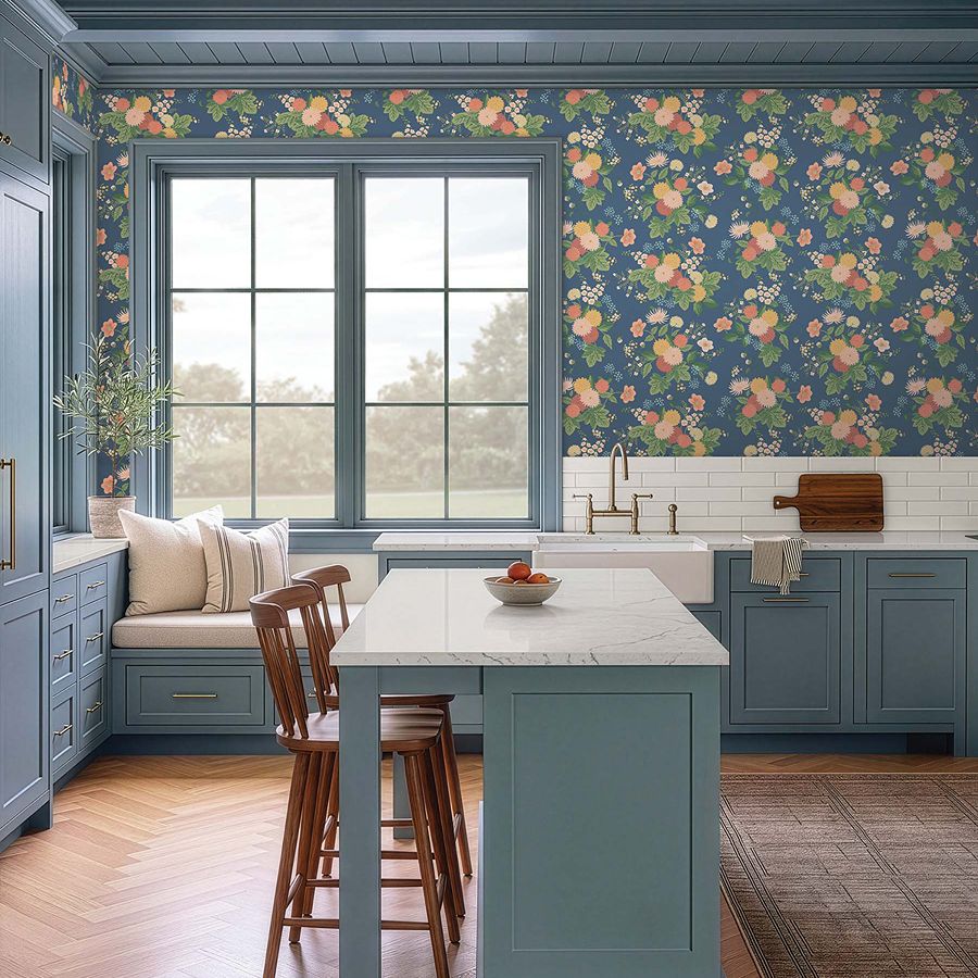 Purchase 4212-84364 | Rifle Paper Co. Fourth Edition, Dahlia - York Wallpaper