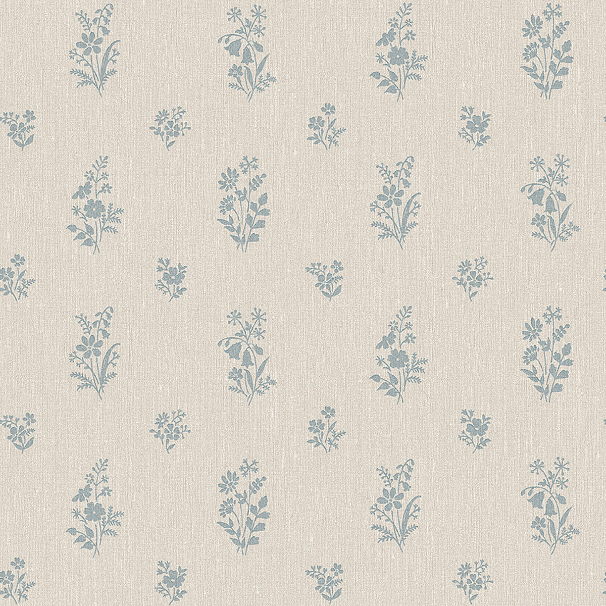 Purchase 4264 | Petit Fleurs, Blue - Borastapeter Wallpaper