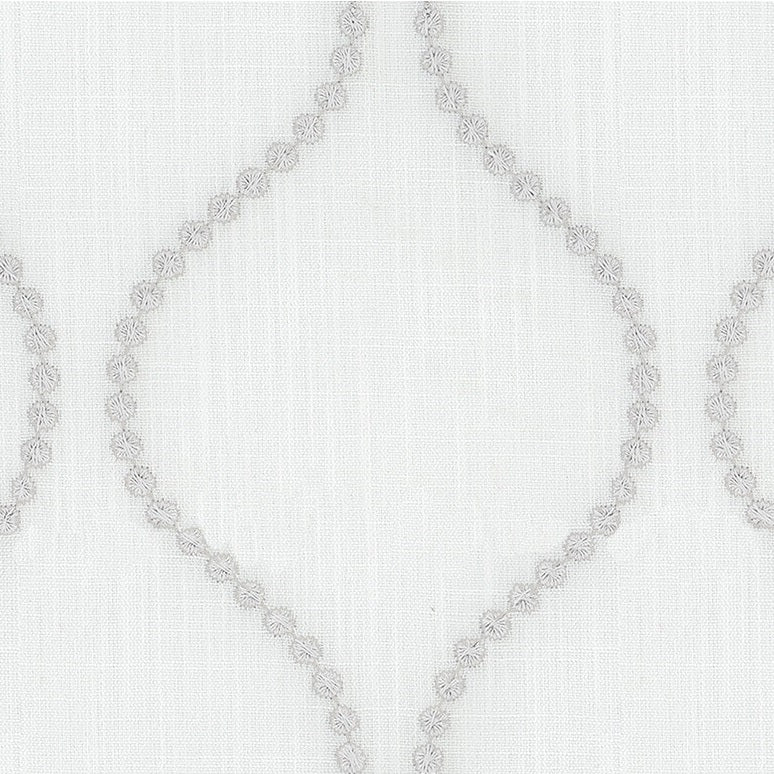 Sample 4353.101.0 White Drapery Contemporary Fabric by Kravet Basics