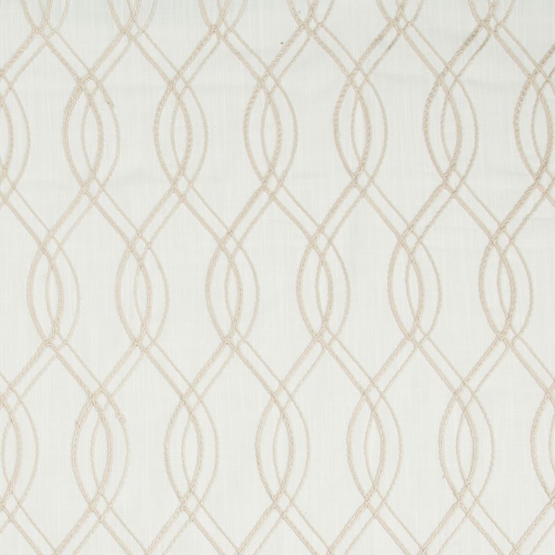 Sample 4355.116.0 Ivory Drapery Contemporary Fabric by Kravet Basics