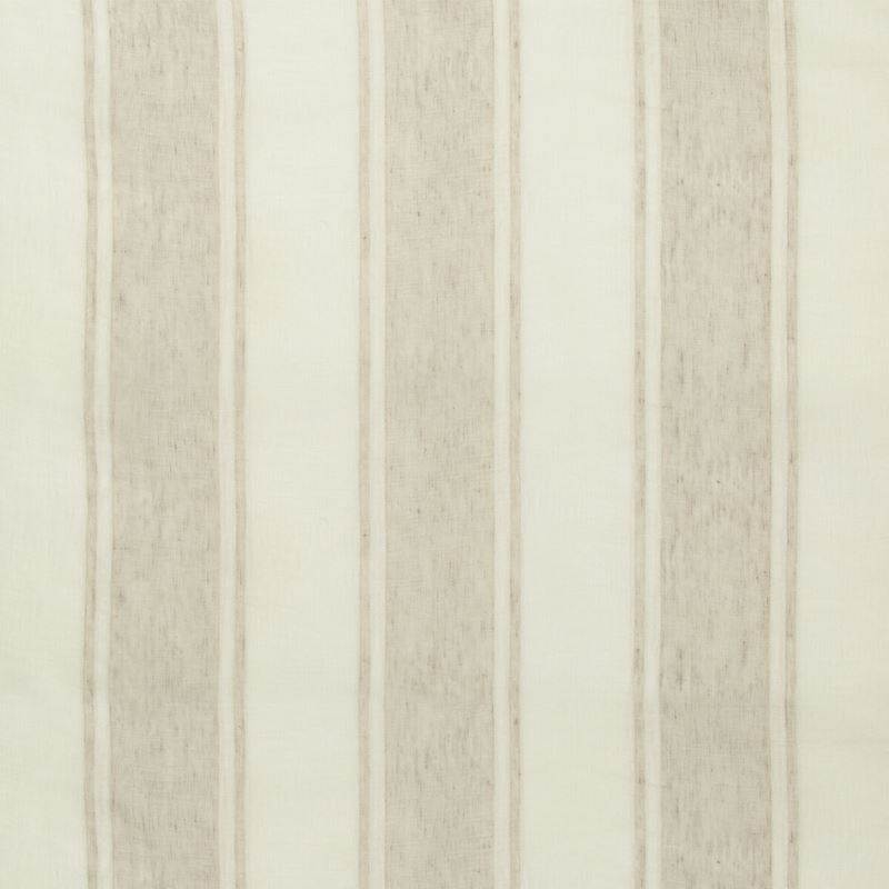 Sample 4451.11.0 Light Grey Drapery Stripes Fabric by Kravet Basics