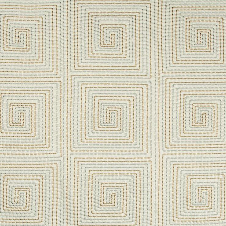 Sample 4453.616.0 Edge Stitch Bronze Beige Drapery Contemporary Fabric by Kravet Couture