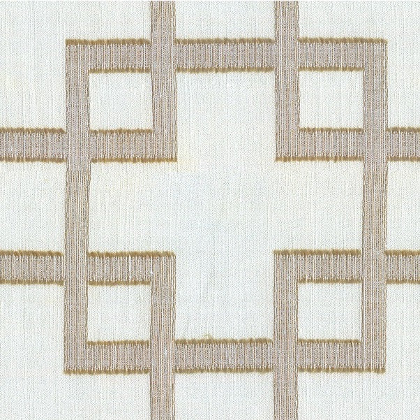 Sample 4494.16.0 White Drapery Geometric Fabric by Kravet Basics